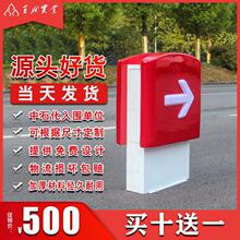 加油站灯箱进出口出入口亚克力中石化立柱油品机顶指示标识导