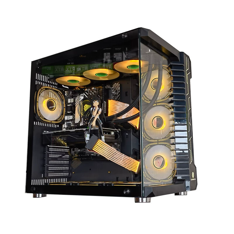 Десктоп ПК i9-14900KF RTX 4090D, 64 ГБ ОЗУ, рабочая станция дизайнера (Черный, несколько комплектов)