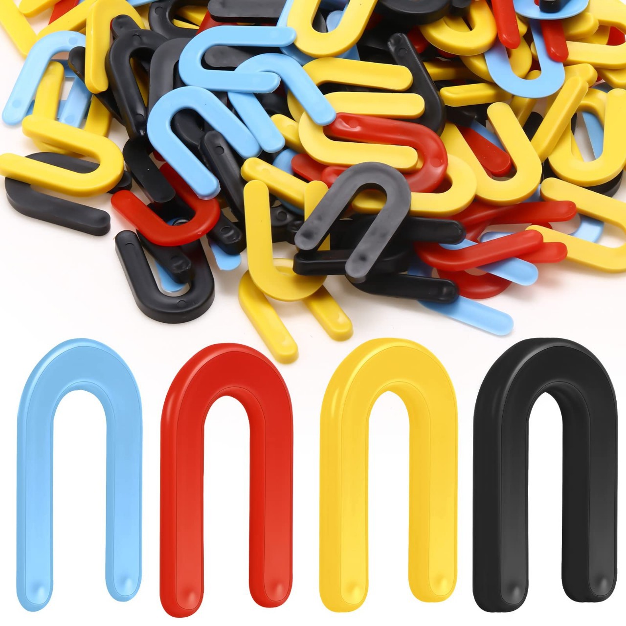 U型塑料瓷砖找平器垫片 HEDP材质缝隙卡子马蹄垫片铺地砖辅助工具