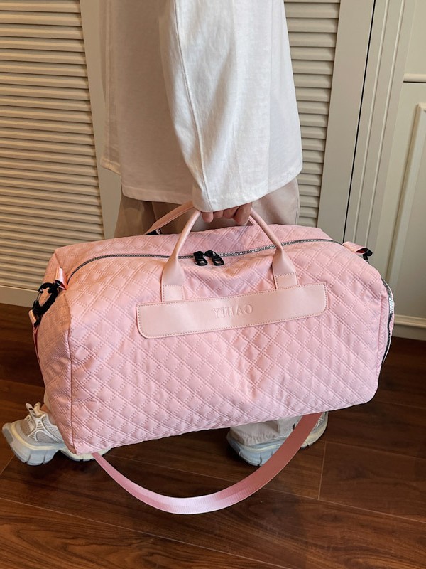 Foreign Trade New Fashion Large-Capacity Portable Lightweight Travel Bag High-End Sports Fitness Bag Independent Shoe Compartment
