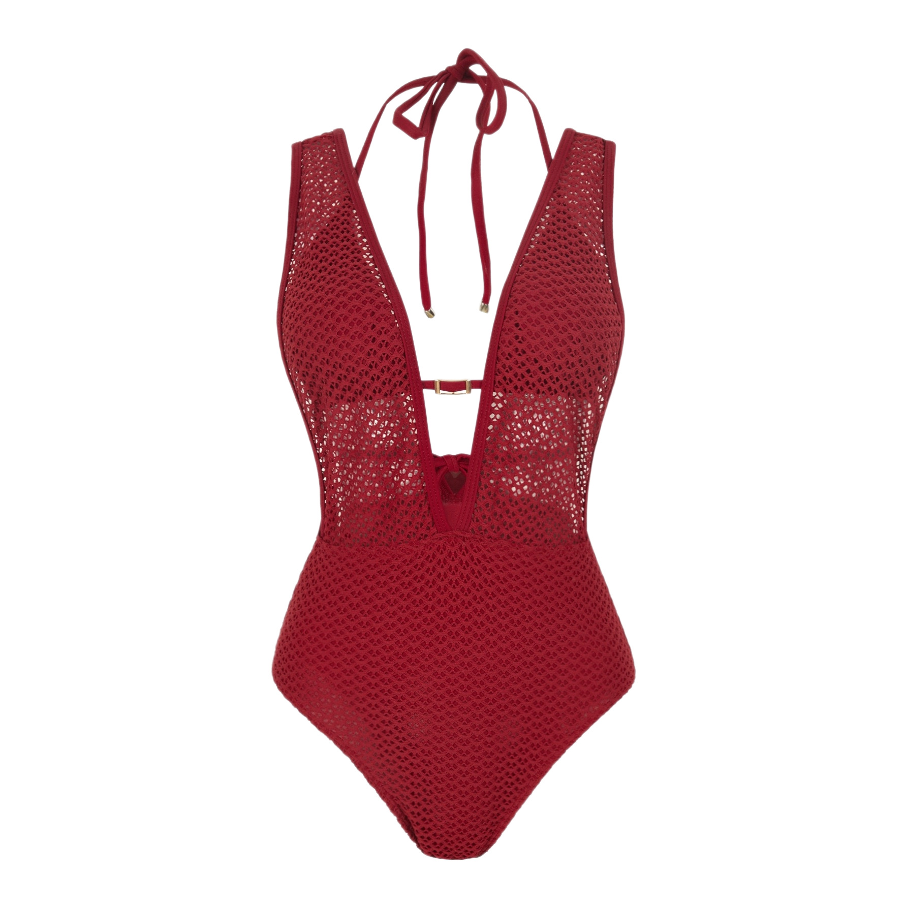 Nuovo stile bikini da donna europeo-americano in rete traspirante e altamente elastico, costume da bagno due pezzi, molto venduto in Russia_voghion.com