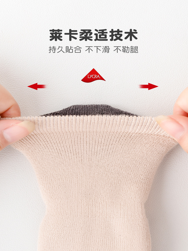 Calcetines de bebé para el suelo, invierno 2024, nuevo estilo, borde suelto sin costuras, antideslizantes para interiores, calcetines de media pantorrilla para niños y niñas pequeños