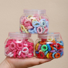 小女孩不伤发毛巾圈防滑儿童螺纹高弹力橡皮筋女童扎头发皮筋头绳