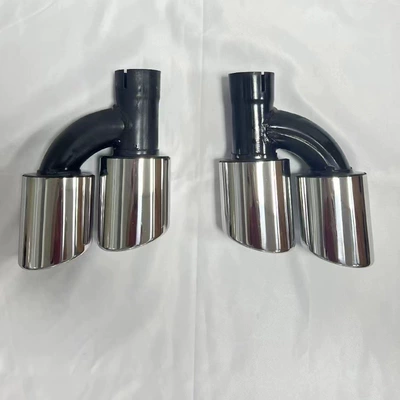 Tail Lip, Standard Sports Version, Big Surrounded - special-tail-throat-for-original-car-exhaust-silver