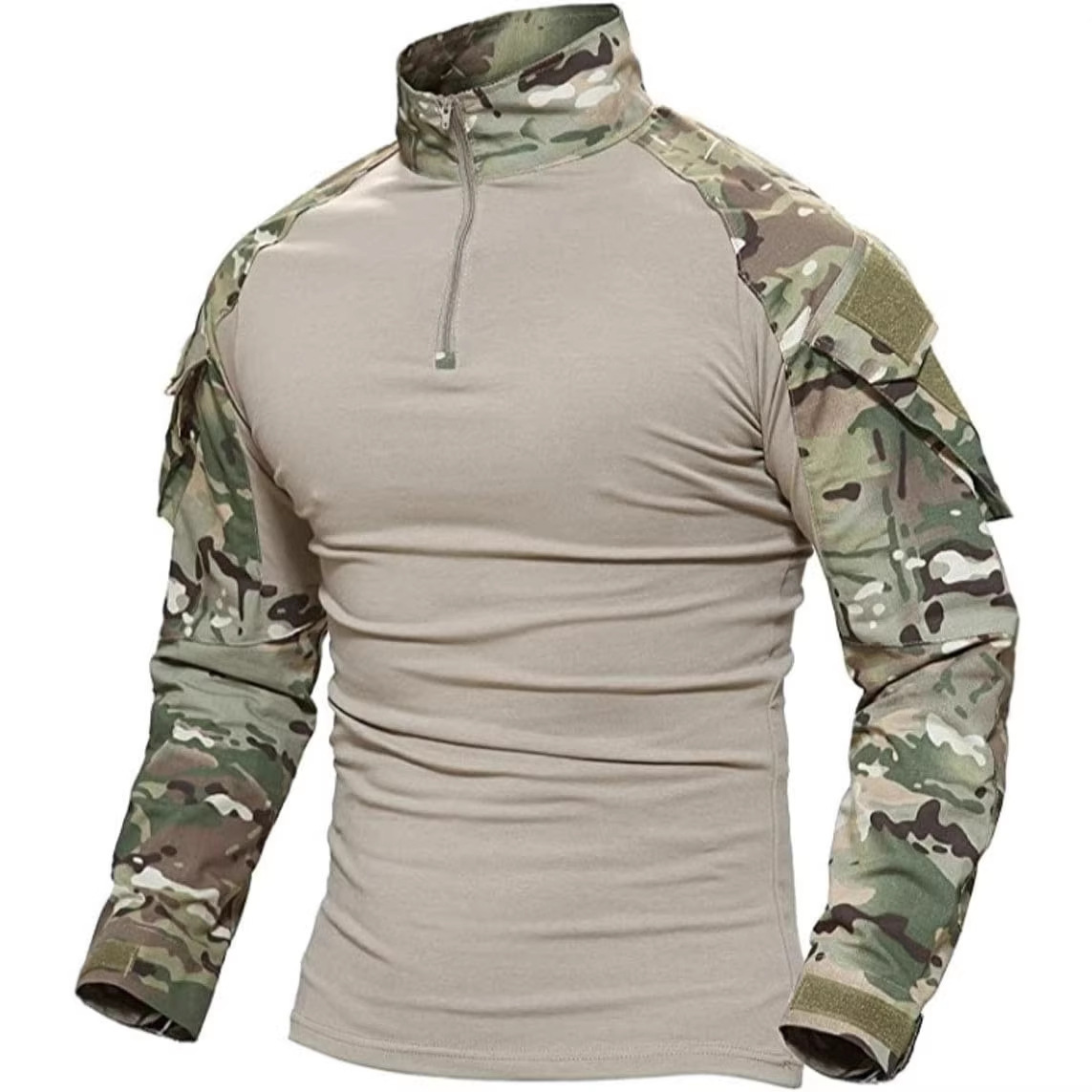 (Cross-border trading), fashionable trend camouflage travel quick dry long-sleeve for training, Amazon, American style