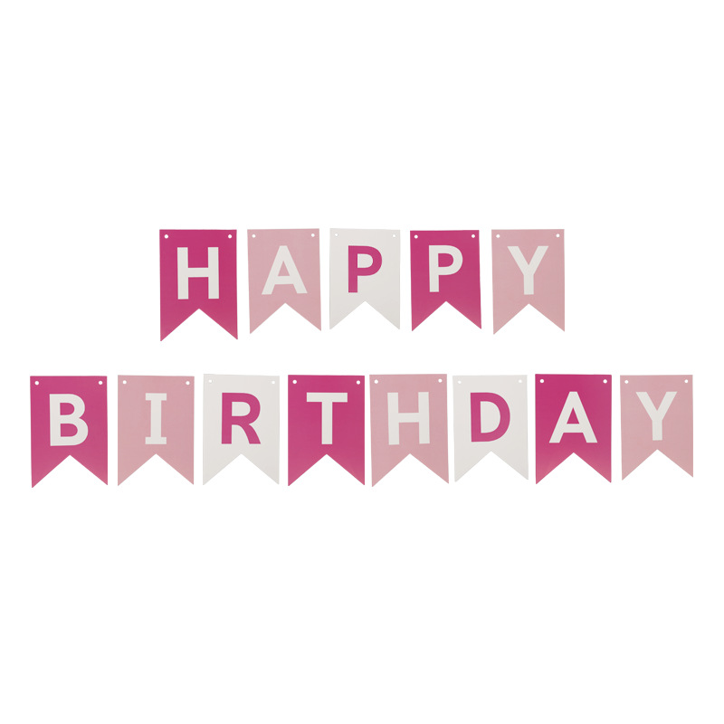 60g Weight Banner Event & Party Supplies 1 Set Quantity Party, Birthday Occasion Cloth Material Birthday Festival Letter, Fish, Fish Tail Pattern Simple Style, Classic Style Style Bronzing Craft Birthday Simple Style Classic Style Letter Fish Fish Tail Cloth Party Birthday Banner Party Supplies Balloons 1 Set 4
