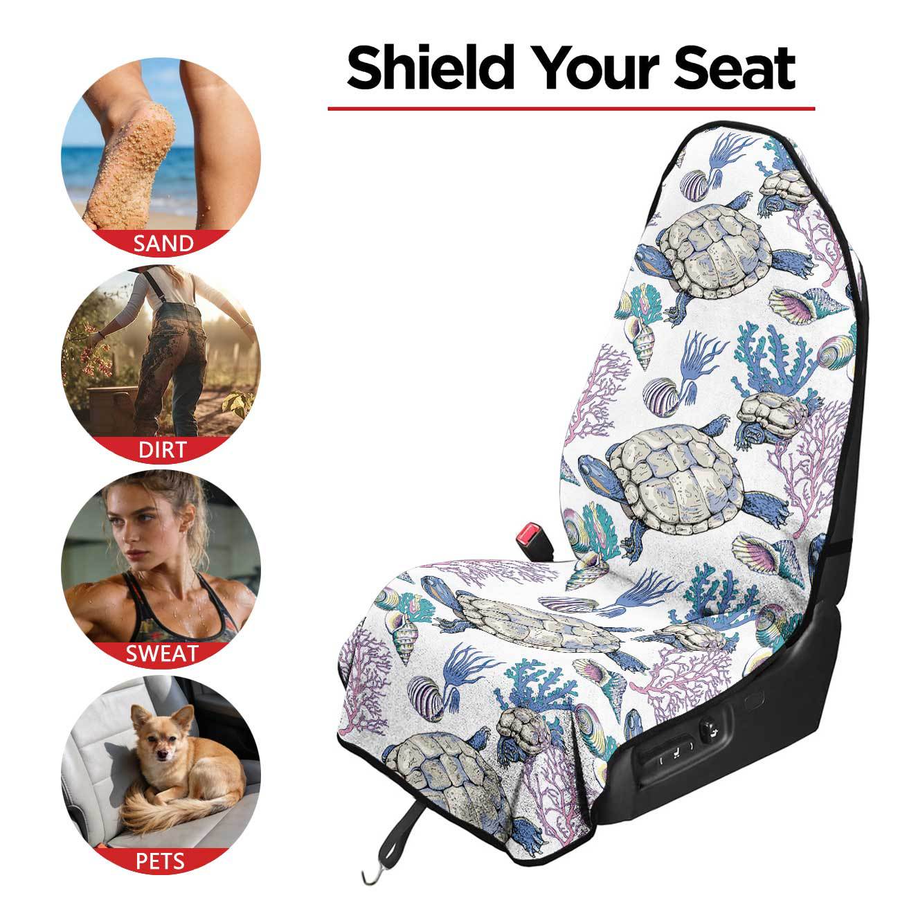 Marine seat towel cover front seat protector suitable for gym and exercise, universal for all seasons and car use