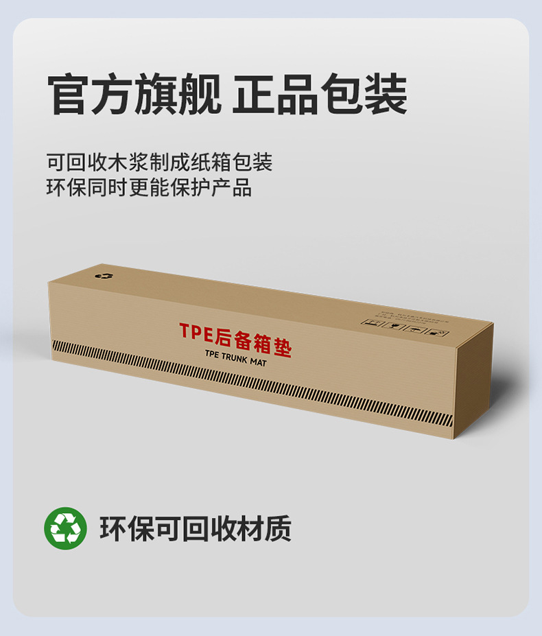 Suitable for Honda Accord, Inspire, Crv, Haoying, Civic, and Other Models, Special Colorful Tpe Trunk Mat