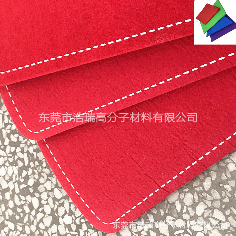 红地毯 红色针刺无纺布 3mm 4mm厚红色无纺布 鲜红色毛毡批发