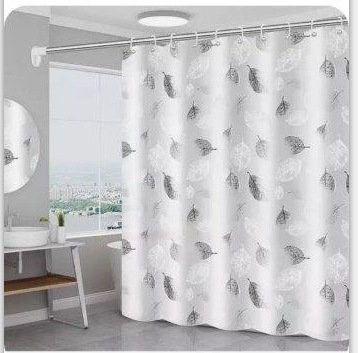 Cross-border Amazon bathroom shower waterproof and mildew proof shower curtain PEVA shower curtain wholesale