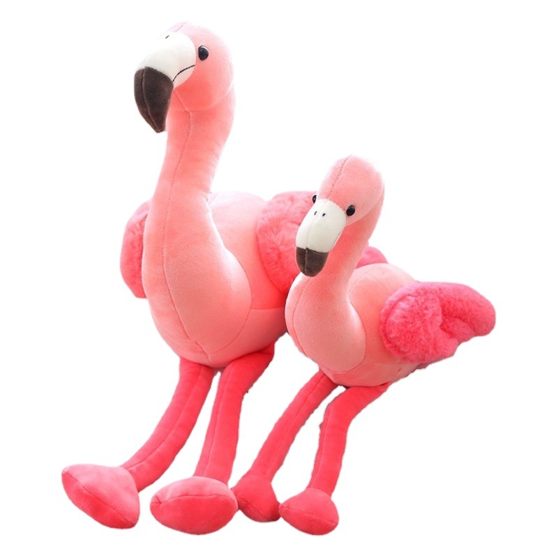 En línea rojo creativo Flamingo peluche juguete niños acompañan muñeca niña dormir almohada regalo