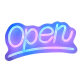 Cross-border luminous characters LED neon lights English digital pattern modeling signs acrylic billboard source factory