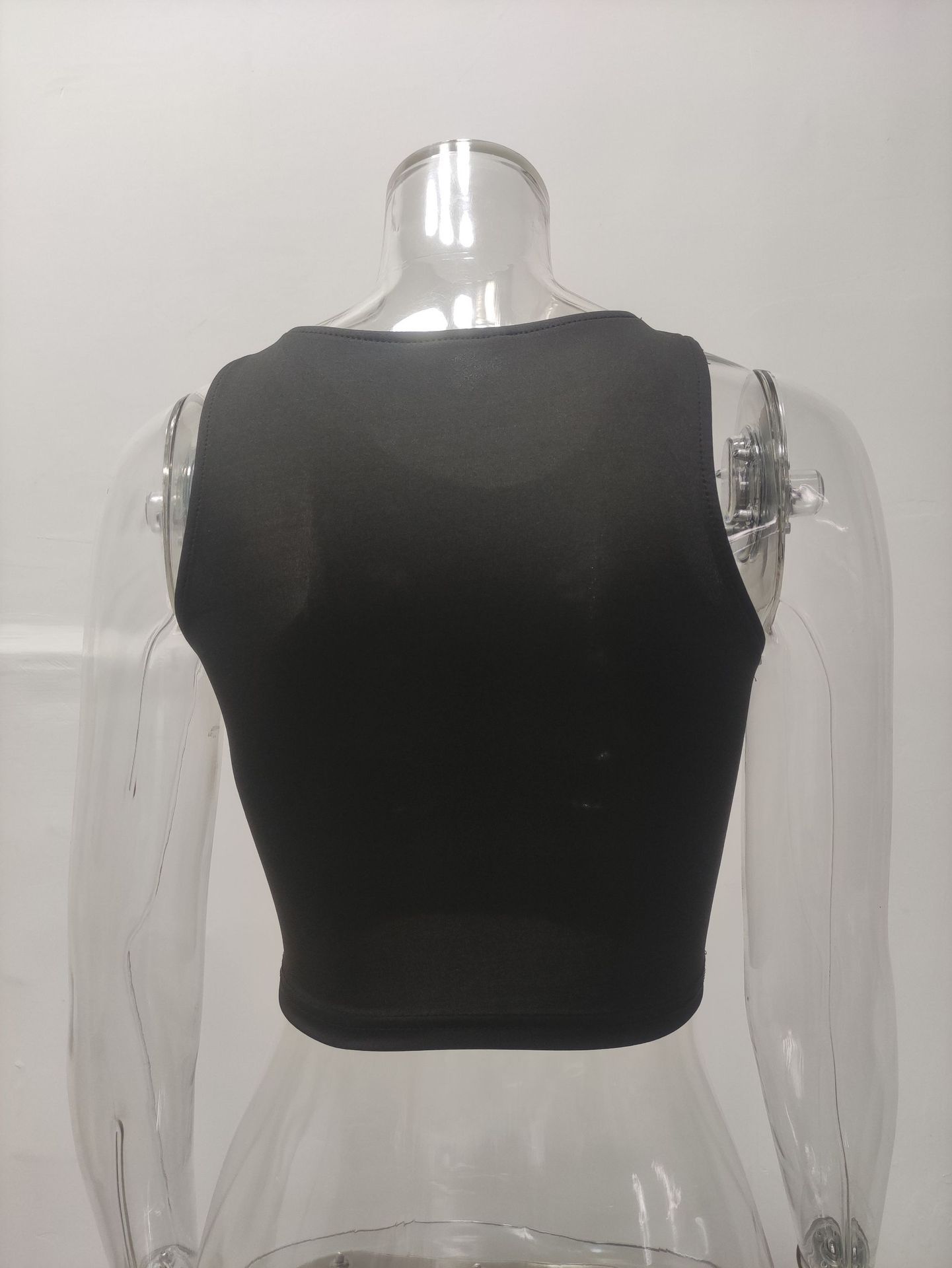 Women's Clothing Summer Solid Color Sleeveless Round Neck Tank Vest T-Shirt Women's New Wish Fashion Top_ecoleips.com