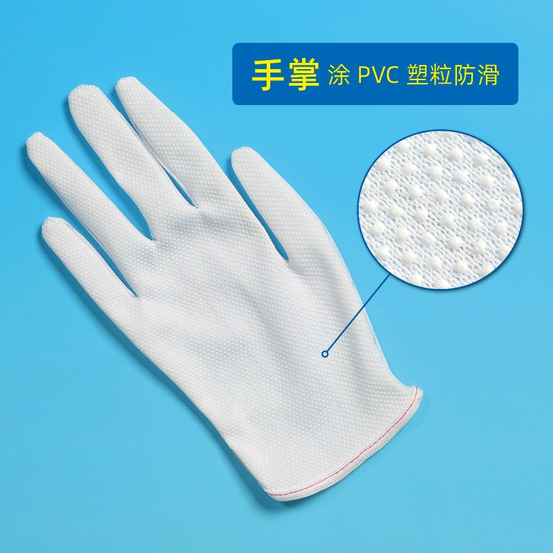 Пластиковые дозирования анти-скольжения 1,0 полоса анти-статические перчатки электронная фабрика охраны труда рабочие перчатки Основные