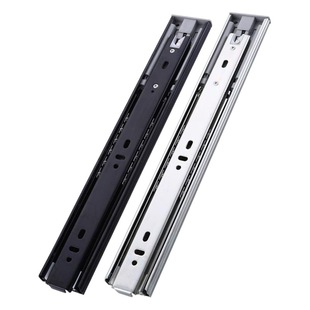 4512 Press Rebound Slide Damping Buffer Steel Ball Slide Mute Thickened Drawer Track Cabinet Furniture Guide