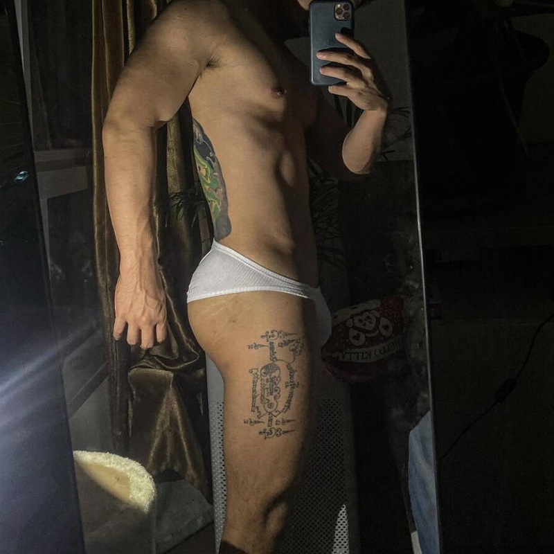 Sexy Bikini Low Waist High Fork Small Triangle Thread Cotton Breathable Solid Color Youth Sports Inner Pants