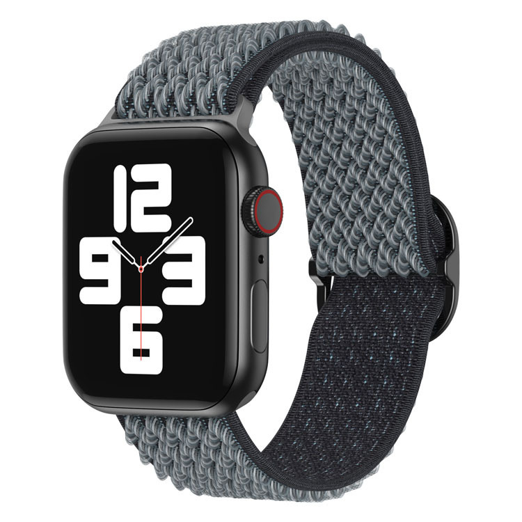 Apple Wave-Patterned Backpack Nylon Woven Strap iWatch Watch Suitable for Lightweight Use