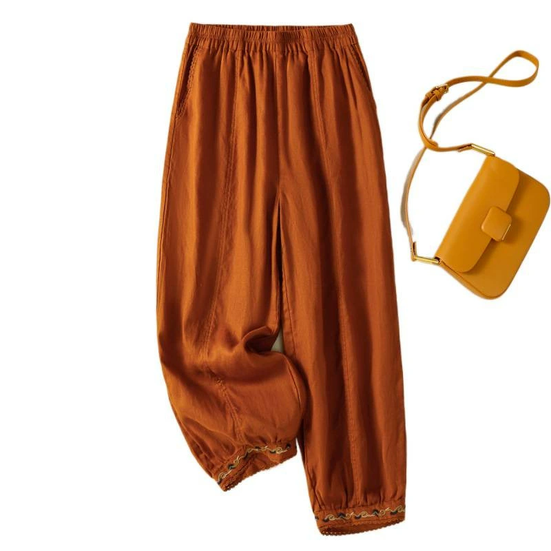 Retro trousers for leisure, oversize, fitted