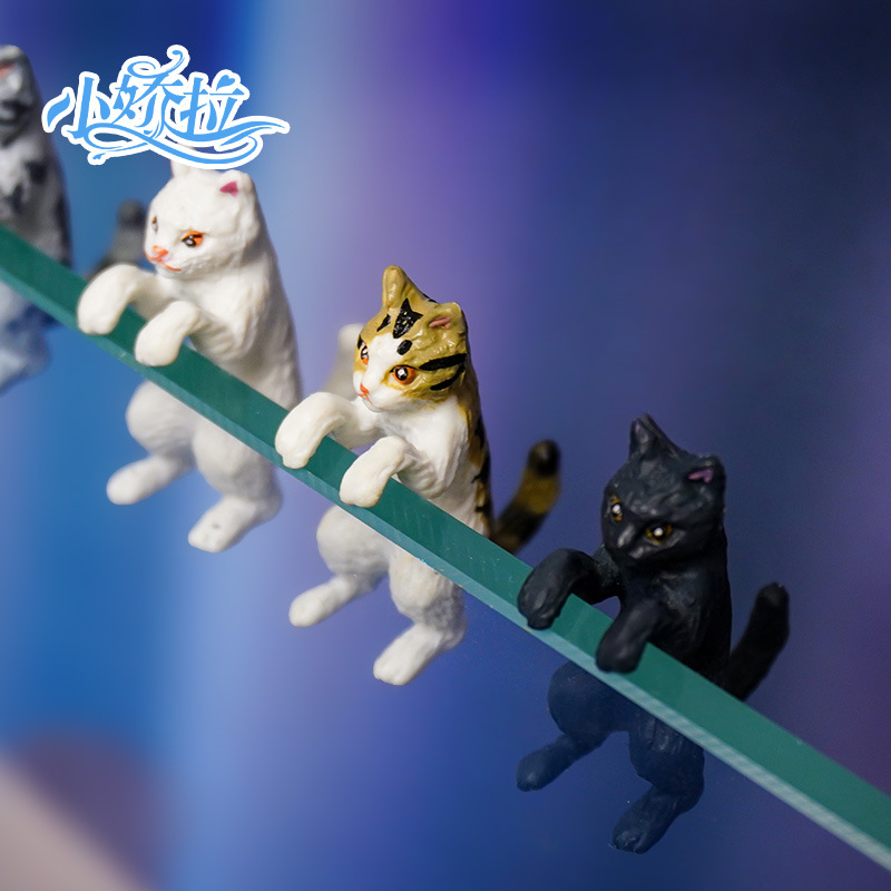 Nuevo lindo pequeño tanque de fiesta gato pecera decoración decoración animal pequeño paisaje creativo estilo colgante de acuario transfronterizo