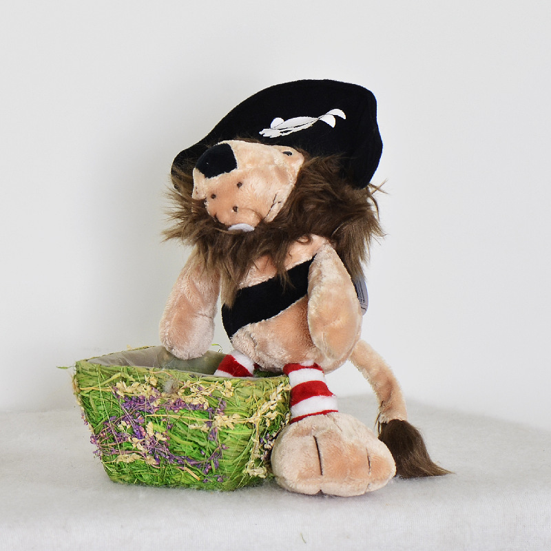 Comercio exterior selva animal pirata León muñeca niños muñeca juguete de peluche garra máquina muñeca transfronteriza al por mayor