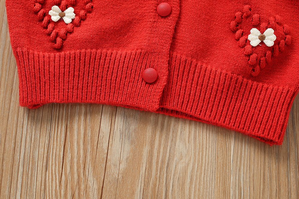 Mädchen Pullover Rock 2023 Herbst/Winter Neue frauen Mode Top Gestrickte kinder Prinzessin Zwei Stück Set_voghion.com