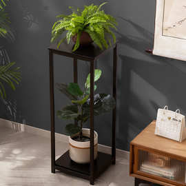 阳台花架子花盆植物架阳台可移动客厅大厅用室内木制落地花架加厚