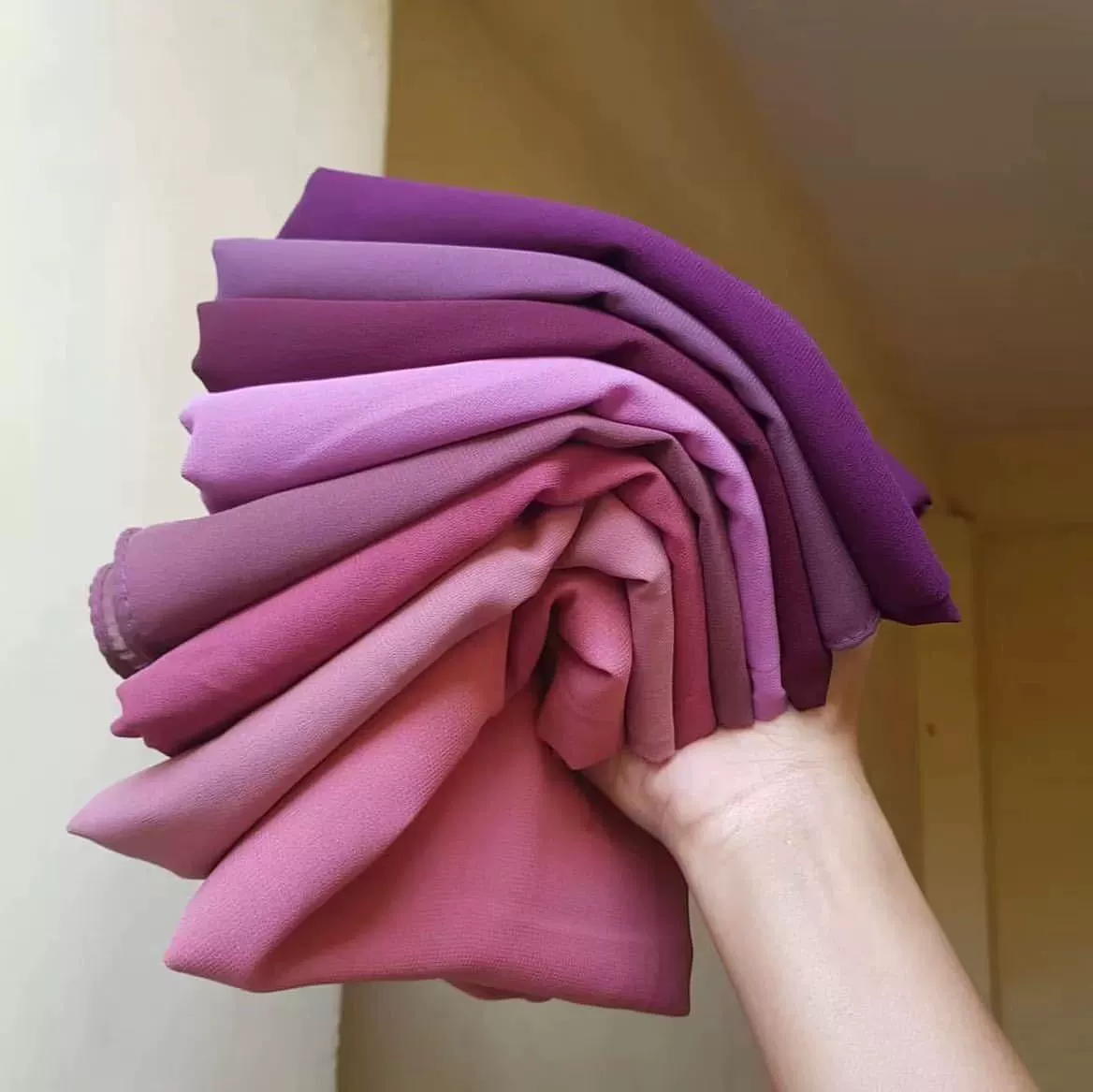 Shiffon thin breathable scarf pearl