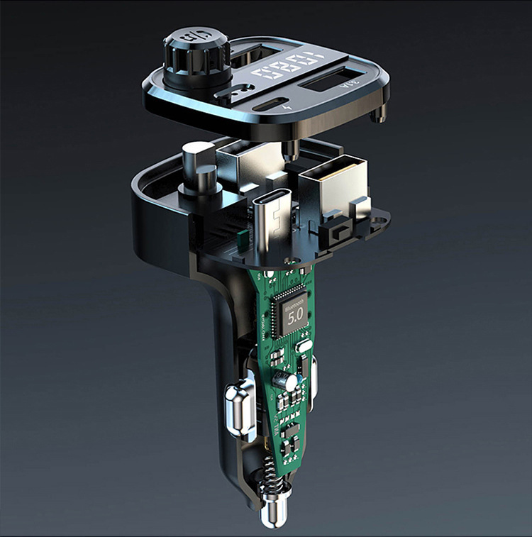 C25 Car Bluetooth Mp3 Music Player Fm Transmitter Multi-Function Mobile Phone Charger Pd25W Fast Charging