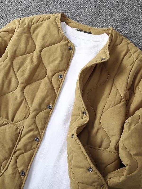 ヨーロッパ駅2023秋冬新作綿ジャケット男性レトロジャケットファッション