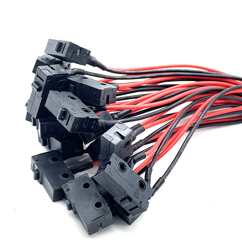 KW4小型微动开关 两脚限位焊线开关 一开一闭按键行程开关 5A