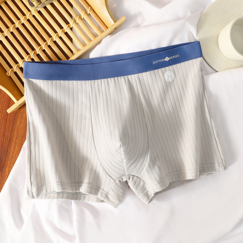Ropa interior de los hombres puro algodón antibacteriano Boxer shorts hombres deportes transpirable juventud Boxer shorts cabeza niños ropa interior