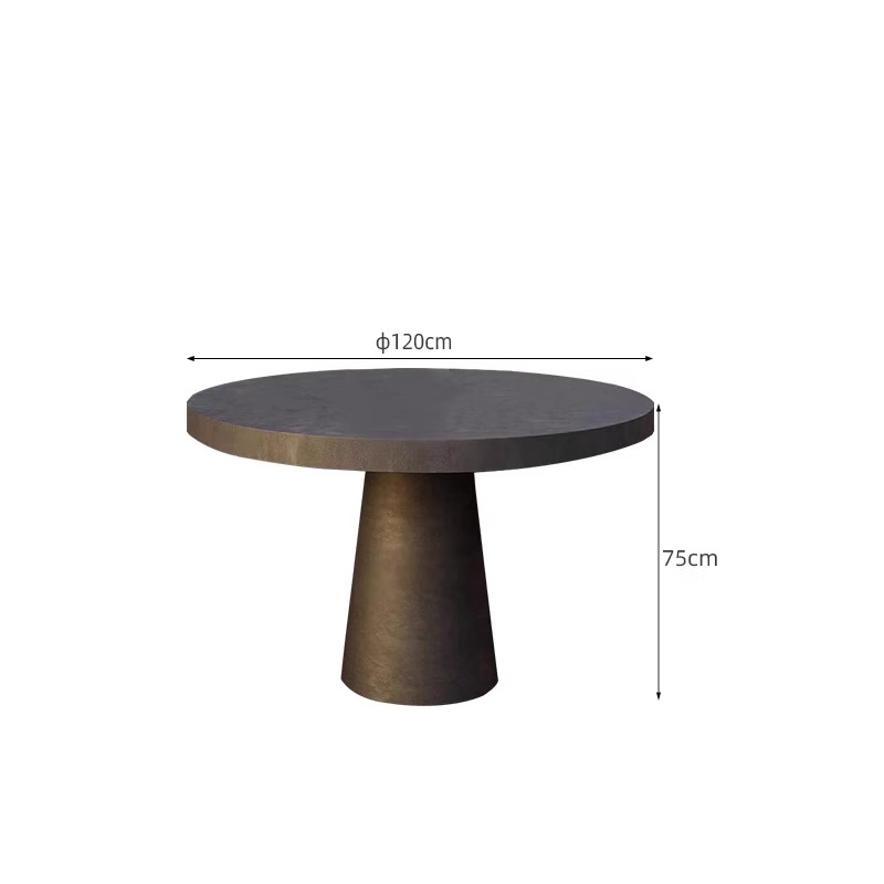 Mesa redonda de 120 cm de diámetro