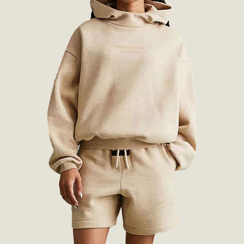 Essentials Fog Kidsren's Cotton Blend Knitted Hoodie Autumn and Winter Fleece Casual Kidsren's Clothing White Essentials Fog Kidsren's Cotton Blend Knitted Hoodie Autumn and Winter Fleece Casual Kidsren's Clothing White