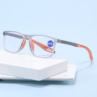 Sports reading glasses running Jianghu stall glasses in stock fashion frame flat glasses anti-blue light presbyopia glasses