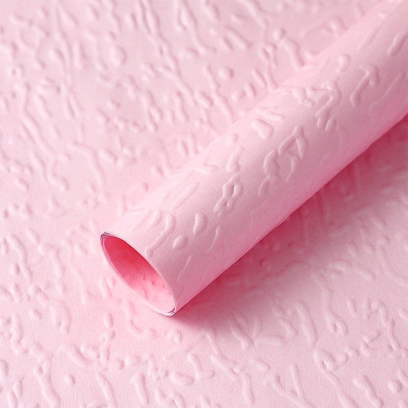 Papel de embalaje de flores estereoscópio relieve ondulado punto de papel artístico kraft ramo de flores papel de envoltura de flores hecha a mano DIY material de envoltura de flores