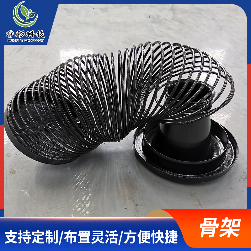 厂家销售有机硅除尘骨架 袋笼除尘器设备用袋笼工业除尘设备骨架