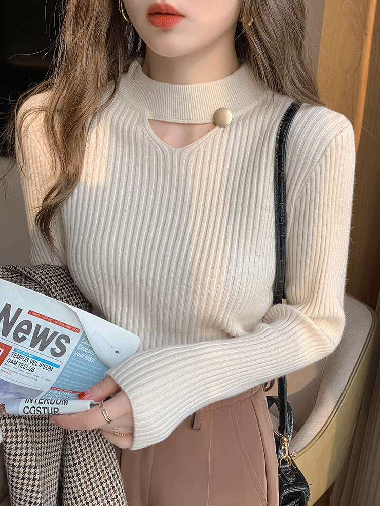 Knitted autumn sweater