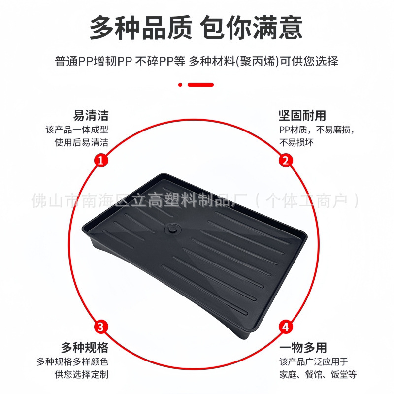 厨房碗筷自动沥水盘36*25cm导流槽接水盘碗碟沥水收纳置物托盘|undefined