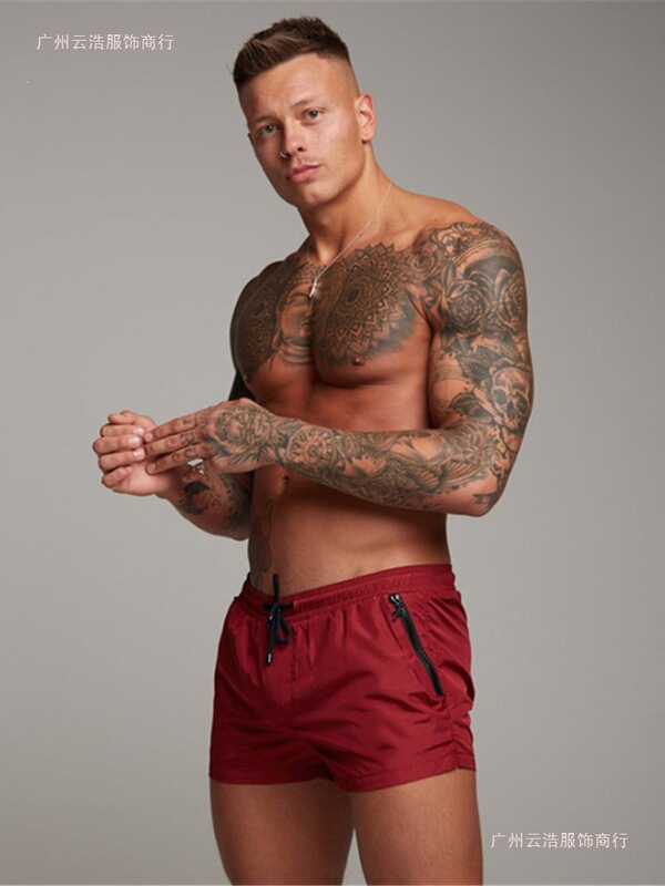 European and American Men's Sports Shorts Casual Pants Men's Outdoor Fitness Sportswear Export Hot-Selling Casual Pants with Inner Lining Men's Pants