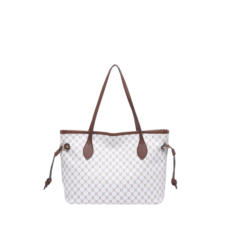 Bolso grande con sensación de relajación 2025 nuevo bolso de hombro impreso de moda de moda bolso de viaje de trabajo bolso de alta capacidad