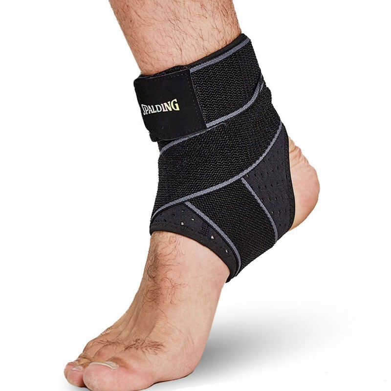 斯伯丁护踝男女运动护具脚踝防护绑带篮球跑步装备薄透气 SP8001