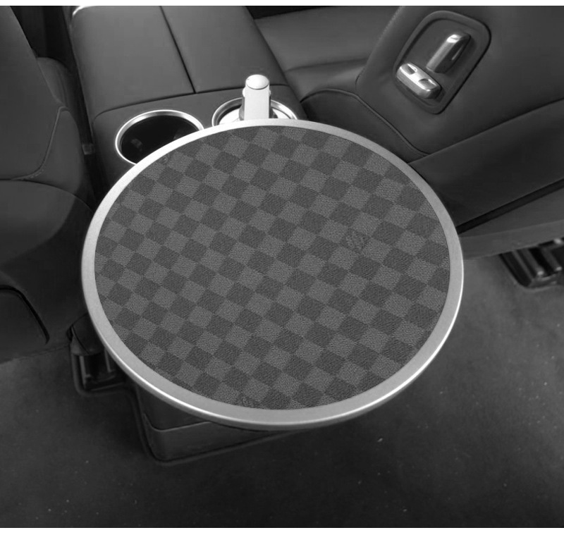 Ideal Wenjie Weilai Xiaopeng Xiaomi Car-Mounted Suspended Small Table Universal Dinner Plate Small Round Table Tea Tray Office Rotation