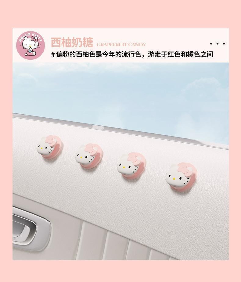 Hellokitty Car Hook for Hanging on the Seat Back, Umbrella Storage in the Car, Cute Decorative Items for the Front and Rear Seats