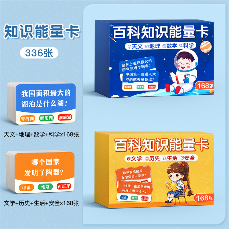 Enciclopedia conocimiento tarjeta de energía de los estudiantes de educación primaria de sentido común interesantes elegir y responder idiomas tarjetas de solitaire para niños tarjetas de juguetes de puzzle