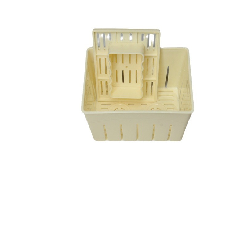 Tofu molde plástico Tofu prensa Tofu caja molde hecho en casa plástico Tofu caja fábrica directa tamaño pequeño