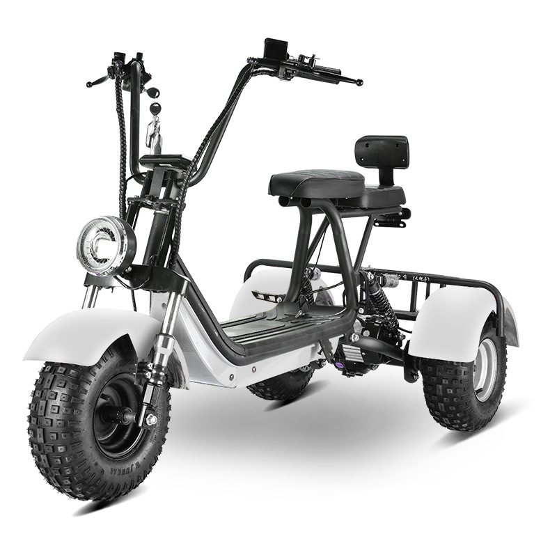 Eec Dot Adult Mobility Scooter Three-Wheeled Motorcycle Harley Electric Vehicle Hm-6 Cross-Border Overseas Warehouse Direct Delivery