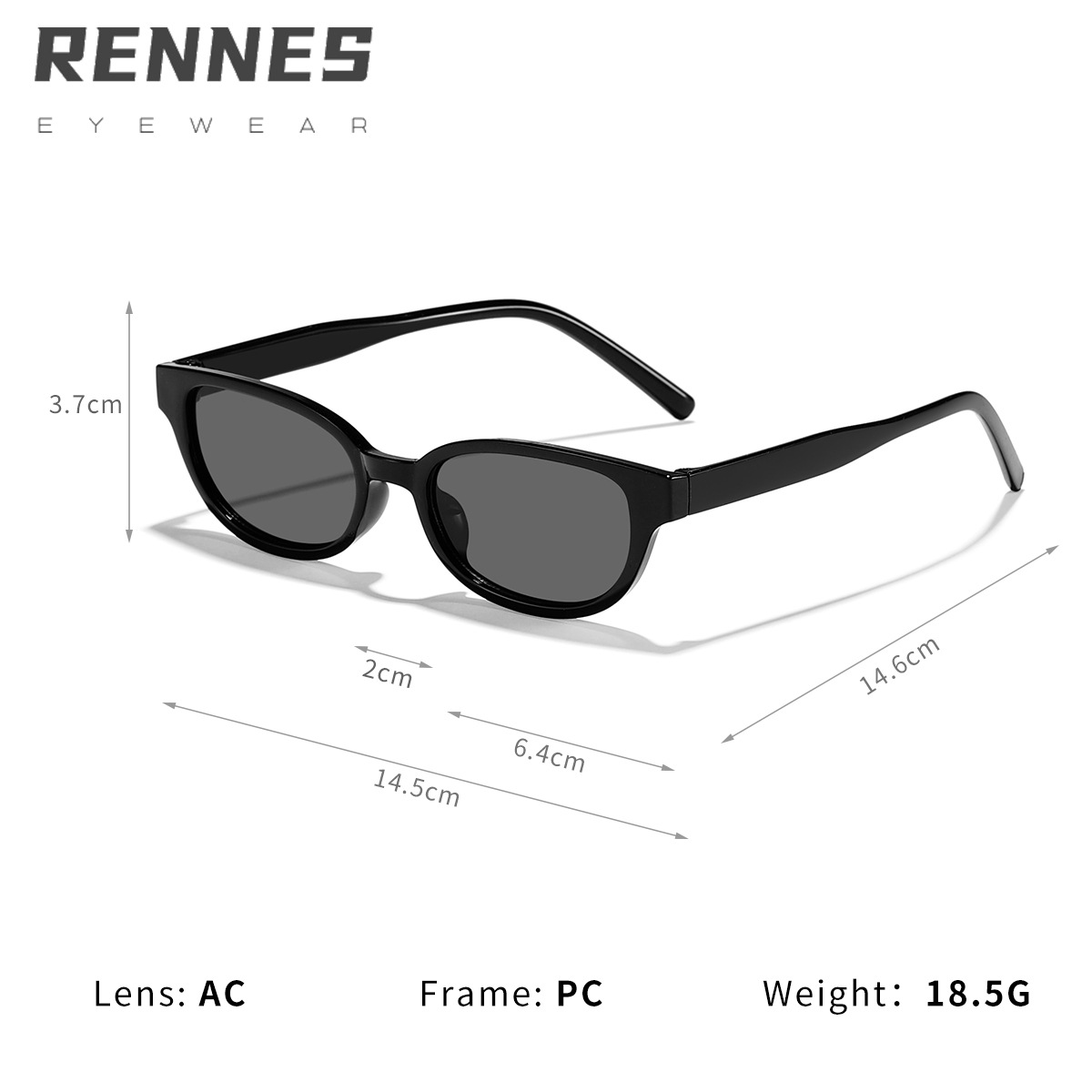 Gafas de sol retro rectangulares con montura pequeña 2024 nuevas gafas de sol europeas y americanas con protección UV para exteriores del mismo estilo