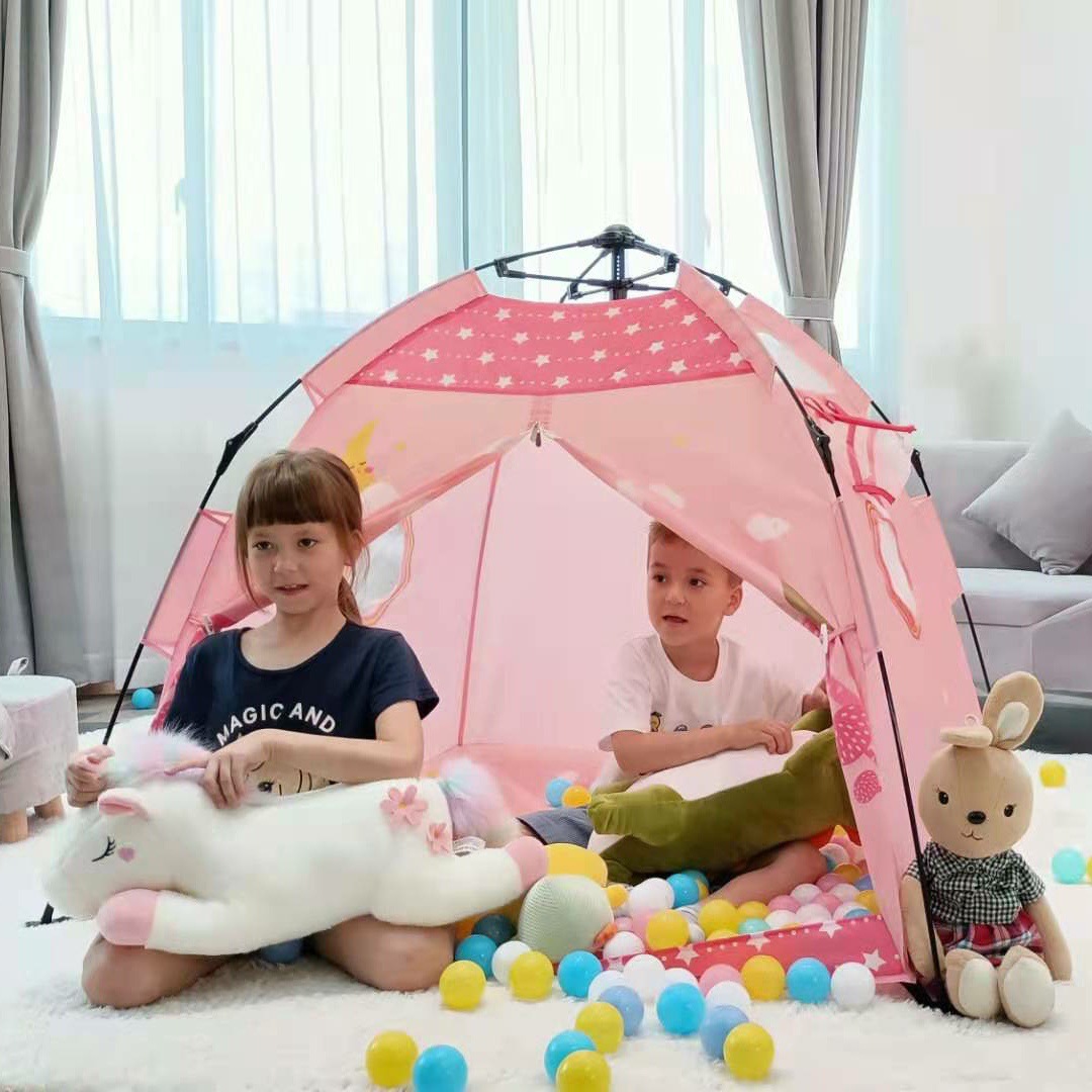 Indoor children's tent baby play house installation-free foldable and easy to store children's outdoor camping toy tent
