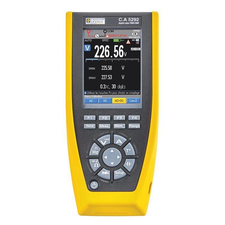 议价法国CA 万用表CA5292 1000V 200kHz TRMS彩色图形 高精度彩！