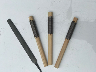 Car Repair Shoe File Wooden Handle Tire Repair File Bicycle Tire Multifunctional Tire Skin Filing Rod File Plate File